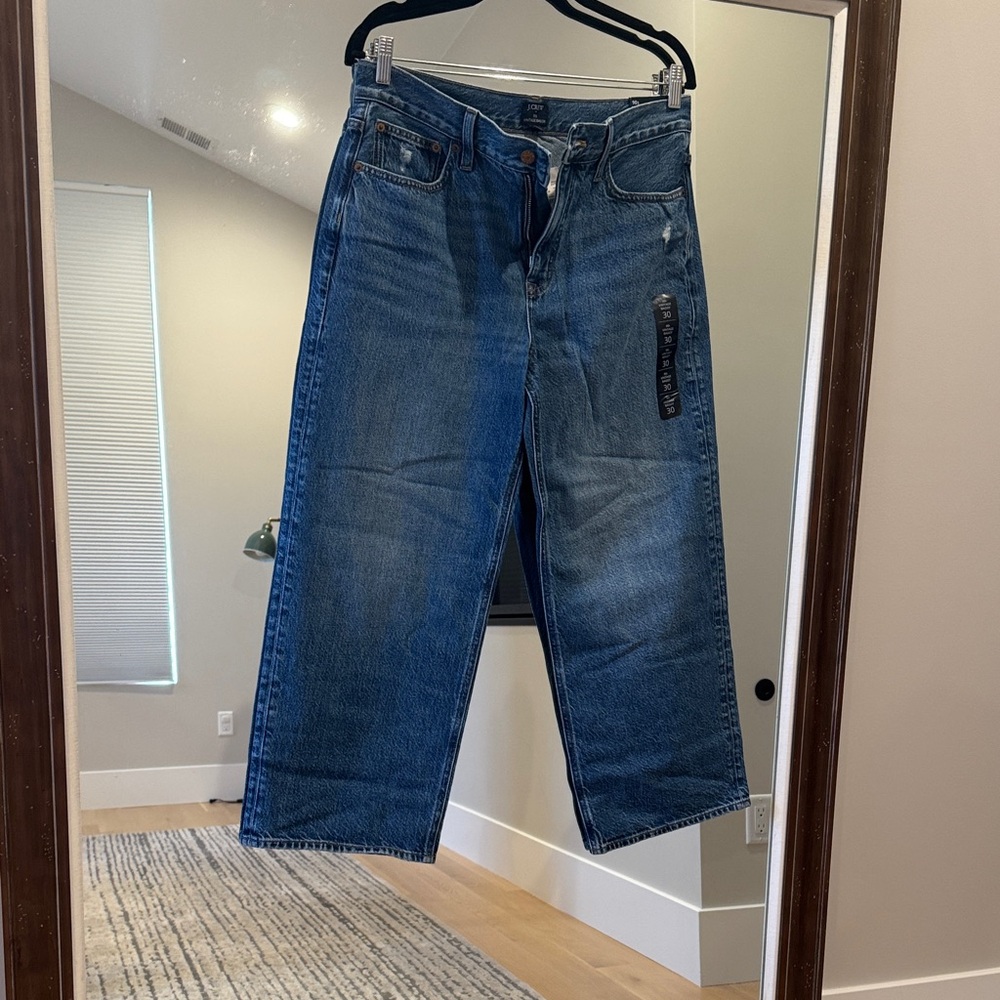 J. Crew Women's Blue Boyfriend Jeans